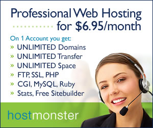 HostMonster Hosting Special